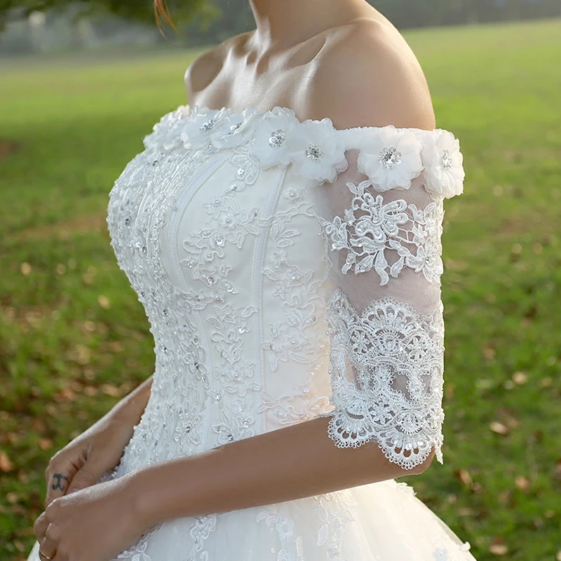Sexy Свадебные Платья Noiva Бисероплетение Кристалл Vintage Robe De Mariage пояс 2017 Бода