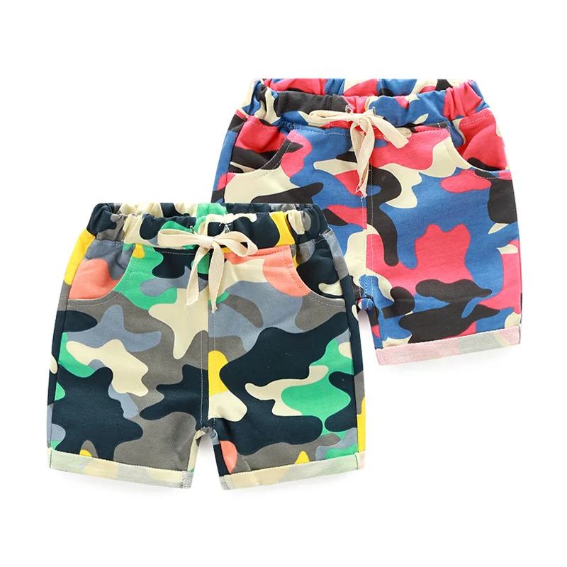 2022 summer kids short Pants baby camouflage Harem trousers boys girls loose army camo shorts Children's clothing cool clothes