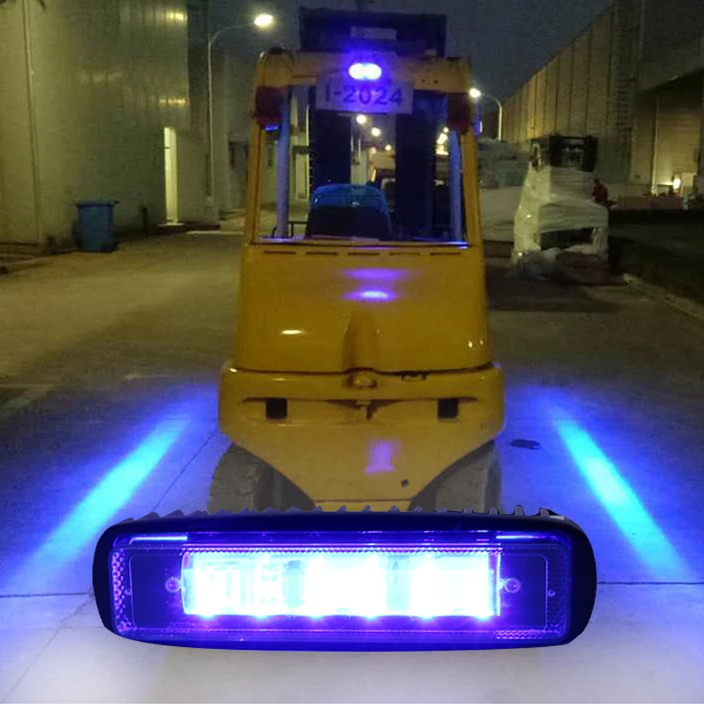 6 дюймов 10 60V 30 Вт Красный зоны луч 48V светодиодный вилочный погрузчик Forktruck