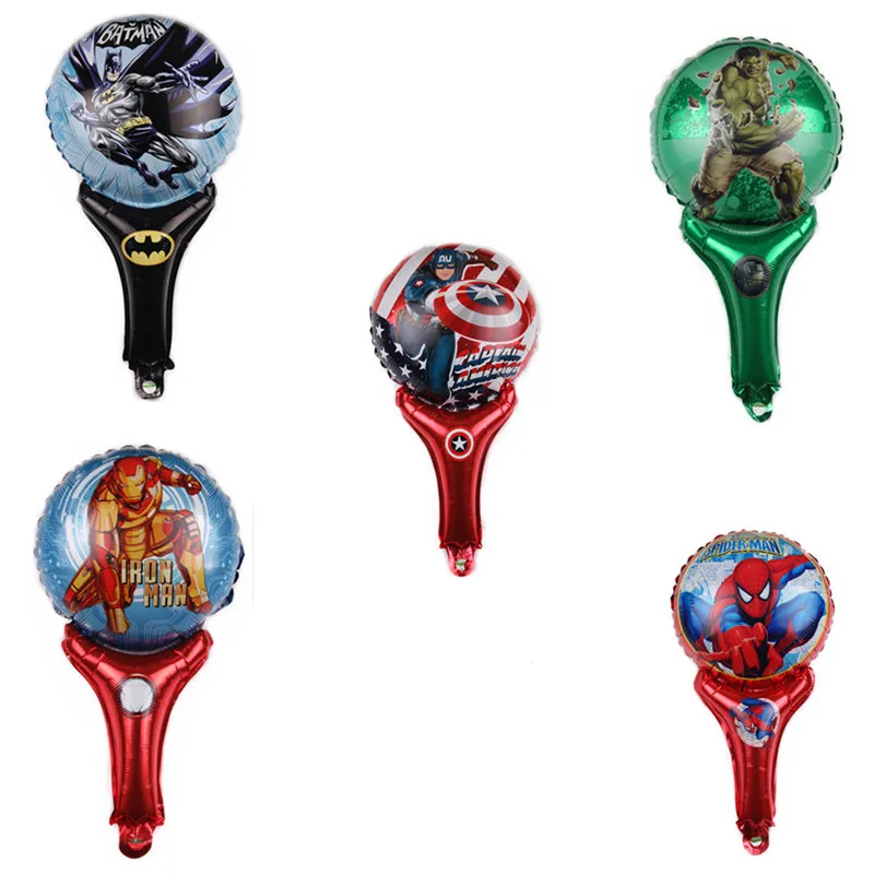 5 шт. Новый супергерой мини алюминиевая пленка воздушные шары мультфильм