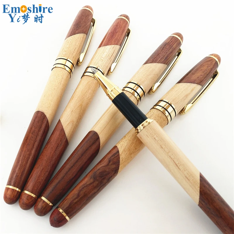 Деревянная шариковая ручка уникального дизайна металлические стержни фирменные