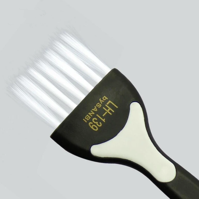 3 шт. Пластик профессиональная машинка для стрижки волос Цвет краситель щетка