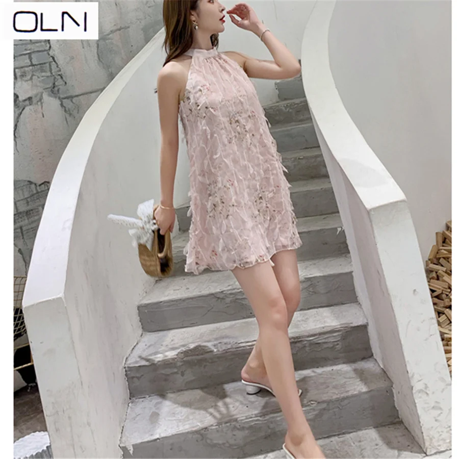 French-style thin Maldives small woman is very popular beach super fairy Hainan holiday dress for women | Женская одежда
