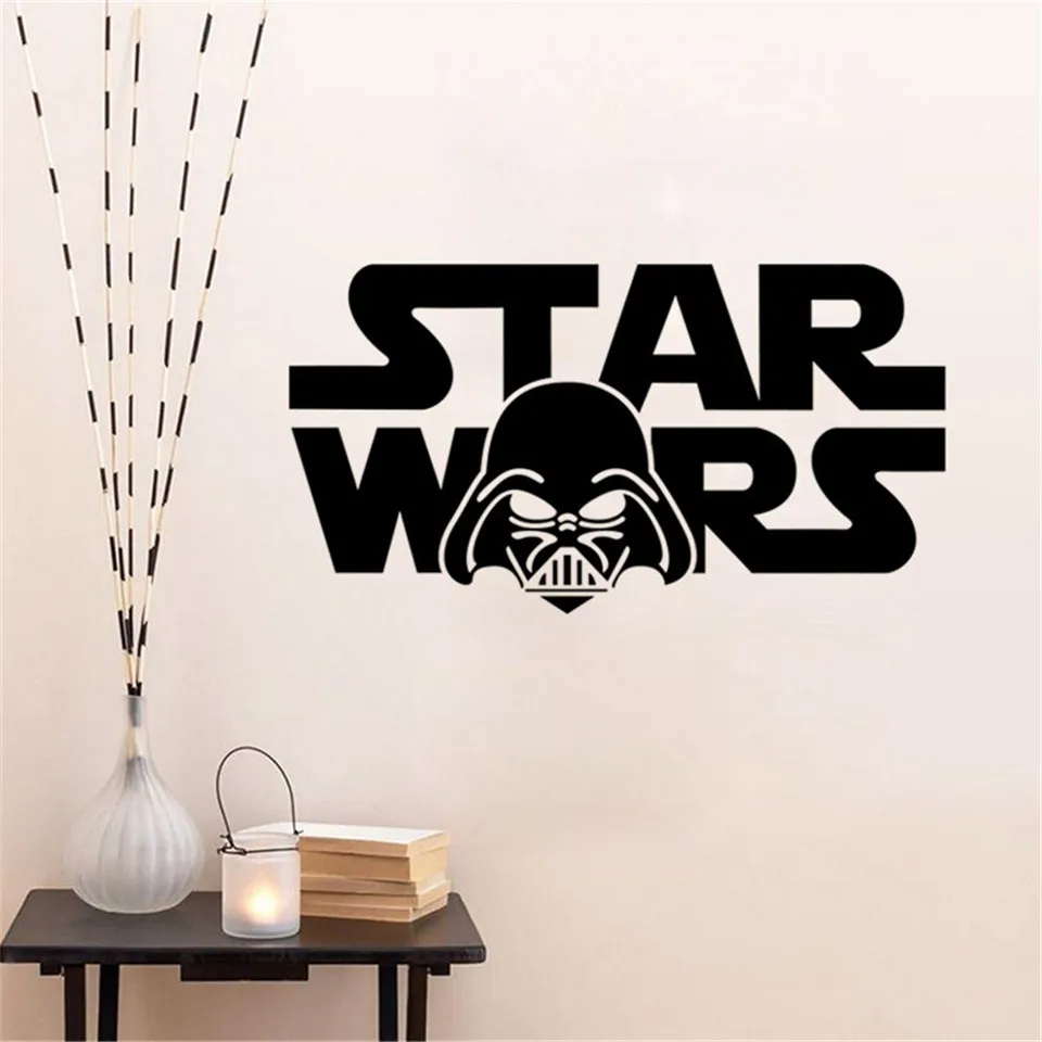 Новая креативная Настенная Наклейка Звездные войны для детей мальчиков комнаты