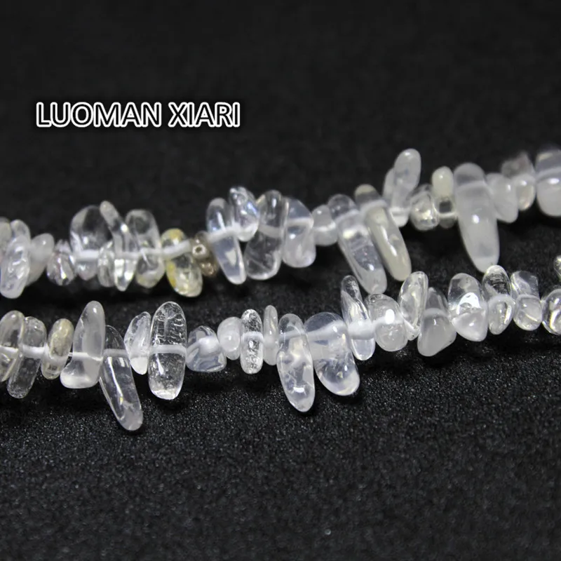 Wholesale 10-15 mm Stick Shape Quartz Natural Stone Beads Materials Gems Loose Strand 15&quot For DIY Jewelry Making | Украшения и