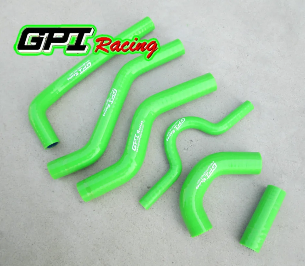 Силиконовый шланг радиатора GPI для Kawasaki KXF250 KX250F KX 250F KXF 250 2007-2008 07 08 зеленый |