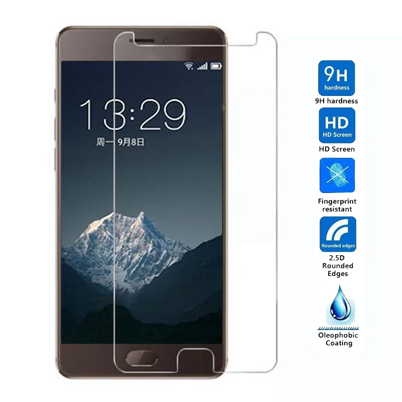 

2pcs 9H 2.5D Protective Explosion-proof Screen Protector For Elephone P8 S8 r9 m1 p6000 3000 9000 a4 5 lite Film Tempered Glass