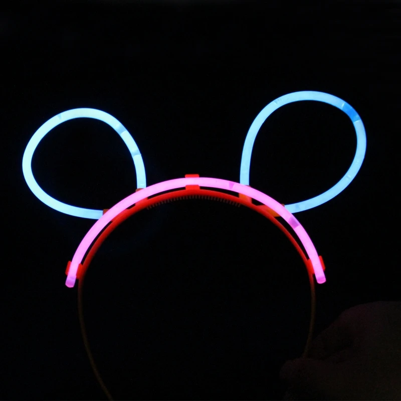 10 шт красочные светящиеся палочки украшение для вечеринки Led головная повязка