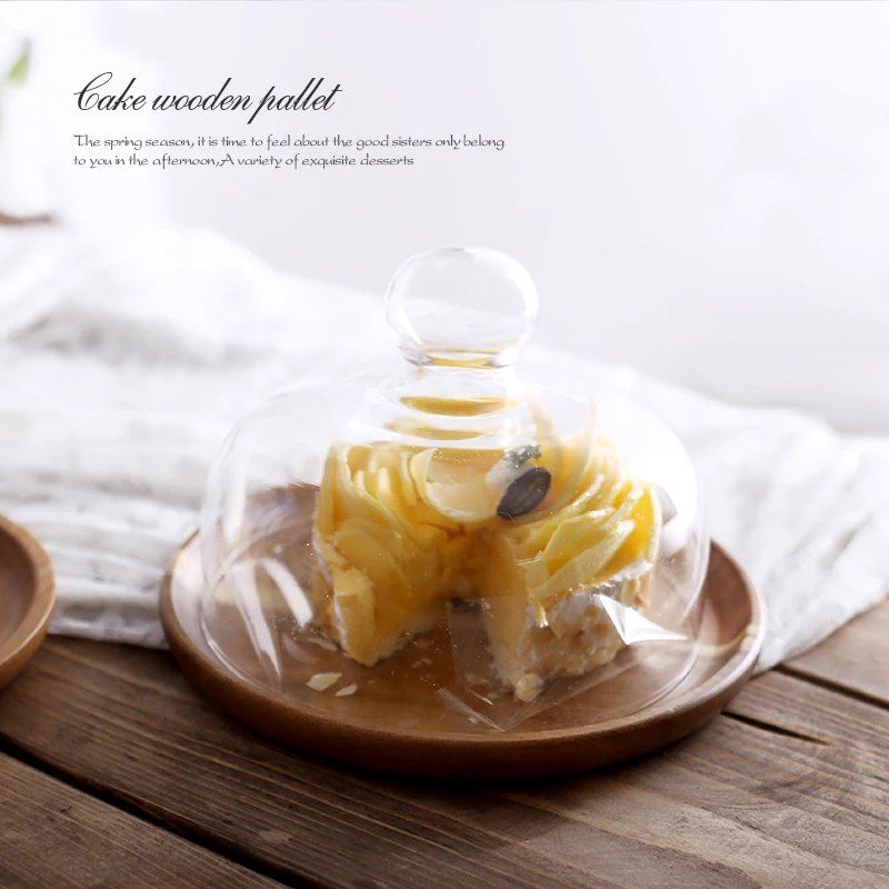 Деревянная тарелка из акации для торта фруктов искусственные подносы креативный