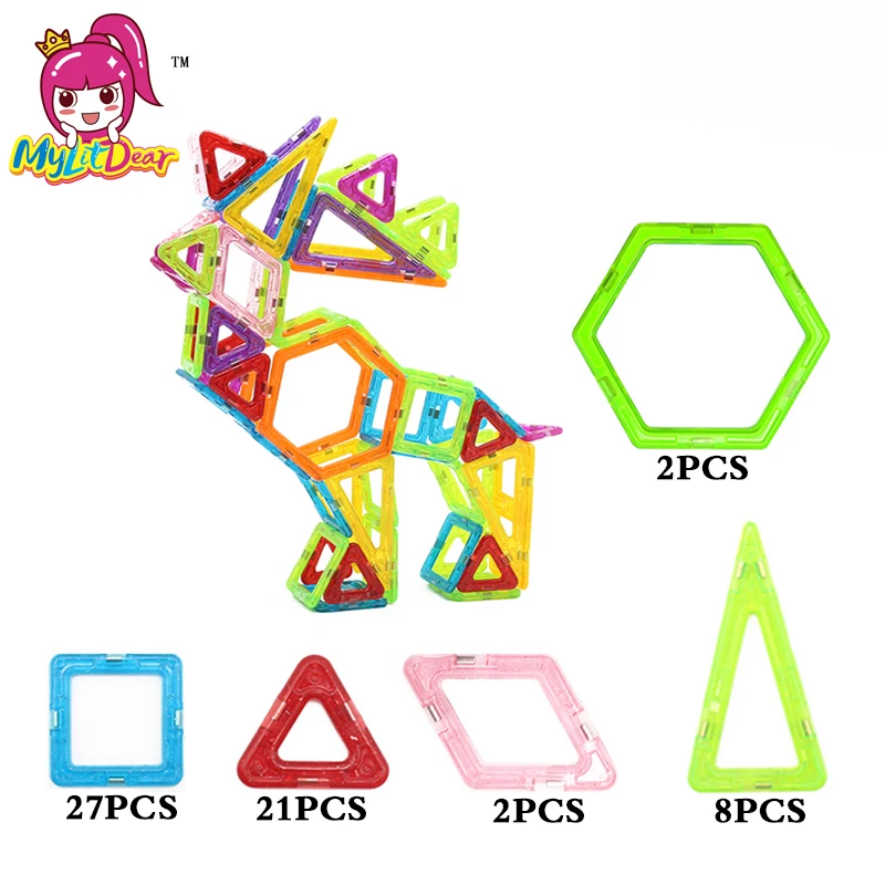 60 шт. Детский конструктор Олень|toys for|toys for childrentoy building |