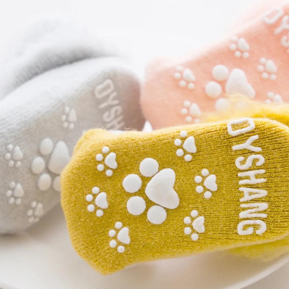 2018 new clothing Cartoon Fluffy Long Eyes Newborn Baby Girls Boys Anti-Slip Socks Slipper Shoes Boots kids clothes sports #WS | Детская