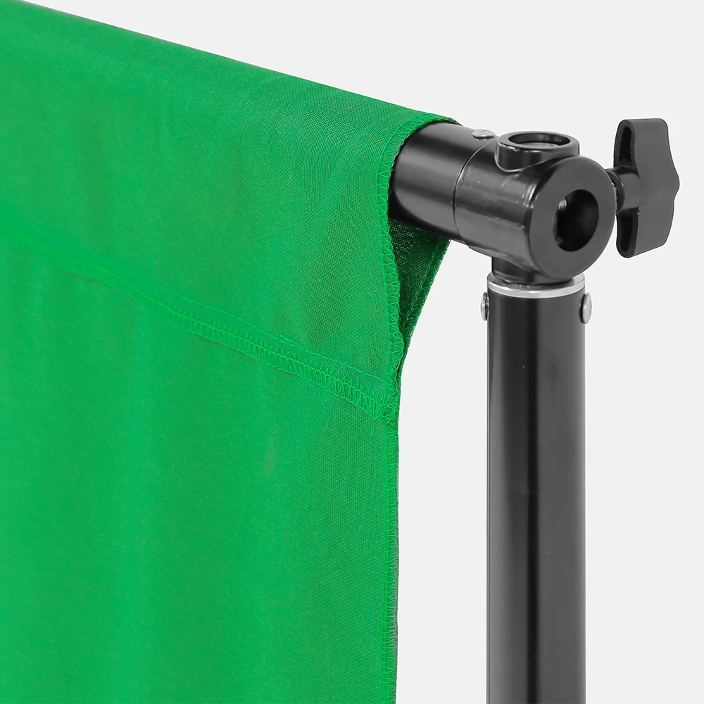 

2x2m Backdrop Background Light Stand with 2x3m Black White Green Red Blue Gray Non-woven Fabric Cloth Backdrop Cloth Studio Kit