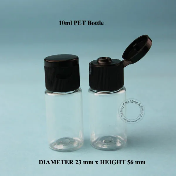 100 шт./лот 10 мл пластиковый ПЭТ Крем для лица эфирное масло бутылка 1/3OZ лосьон