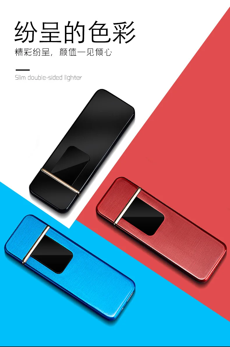 Новая Металлическая ветрозащитная электронная Usb зарядка Зажигалка для сигарет двойная дуга плазменный импульсный персональный светодиодный дисплей