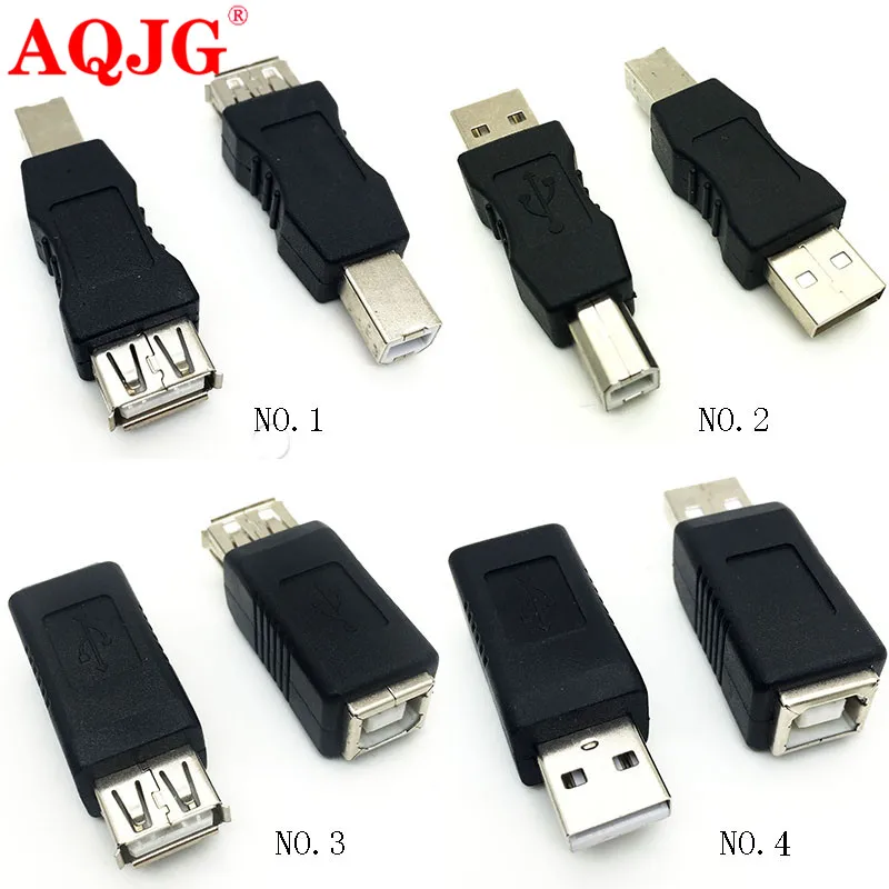 

Адаптер для сканера с USB 2,0 типа A «Мама» на «папа», USB-принтер, адаптер для синхронизации данных, переходник, разъем USB 2,0 «папа»