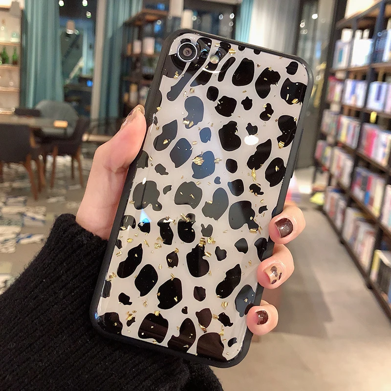 Роскошный леопардовый чехол из золотой фольги для samsung Galaxy S9 S8 Plus, чехол для samsung Note 8 S9 note 9, чехол 10 S7 S11 S10 lite A50 A70