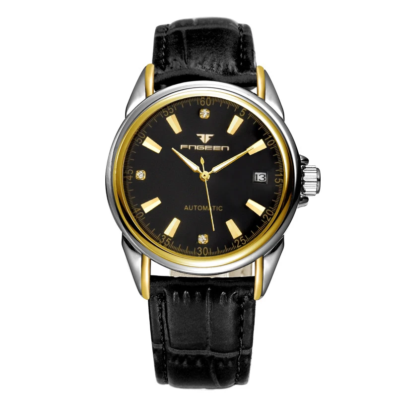 Fngeen Роскошные Для мужчин смотреть автоматический подзавод механические