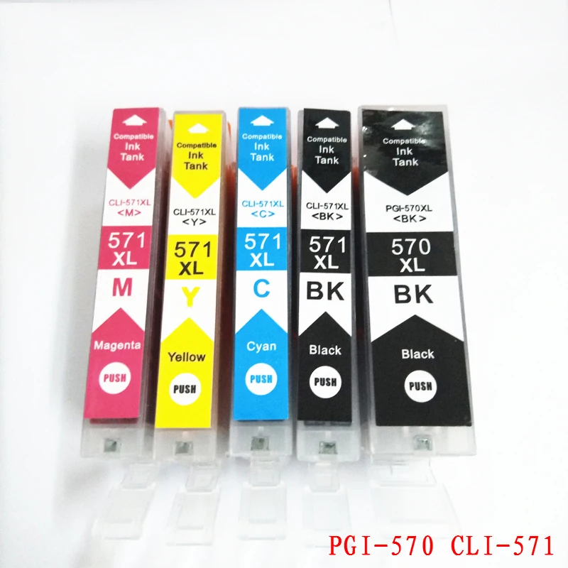 Vilaxh PGI 570 CLI 571 PGI570 чернильный картридж XL для Canon Pixma MG5750 MG5751 MG5752 MG6850 MG7750 MG6853 MG7753 TS5050