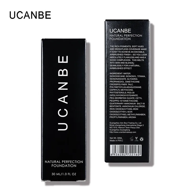 UCANBE2019 летняя Новинка естественное совершенство Жидкая основа для макияжа полный
