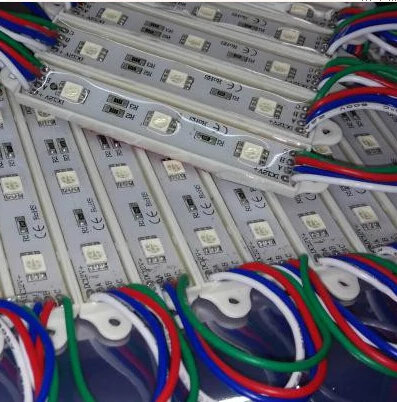 Супер яркий SMD 5050 Светодиодный модуль 3 светодиода водонепроницаемый IP68 12V