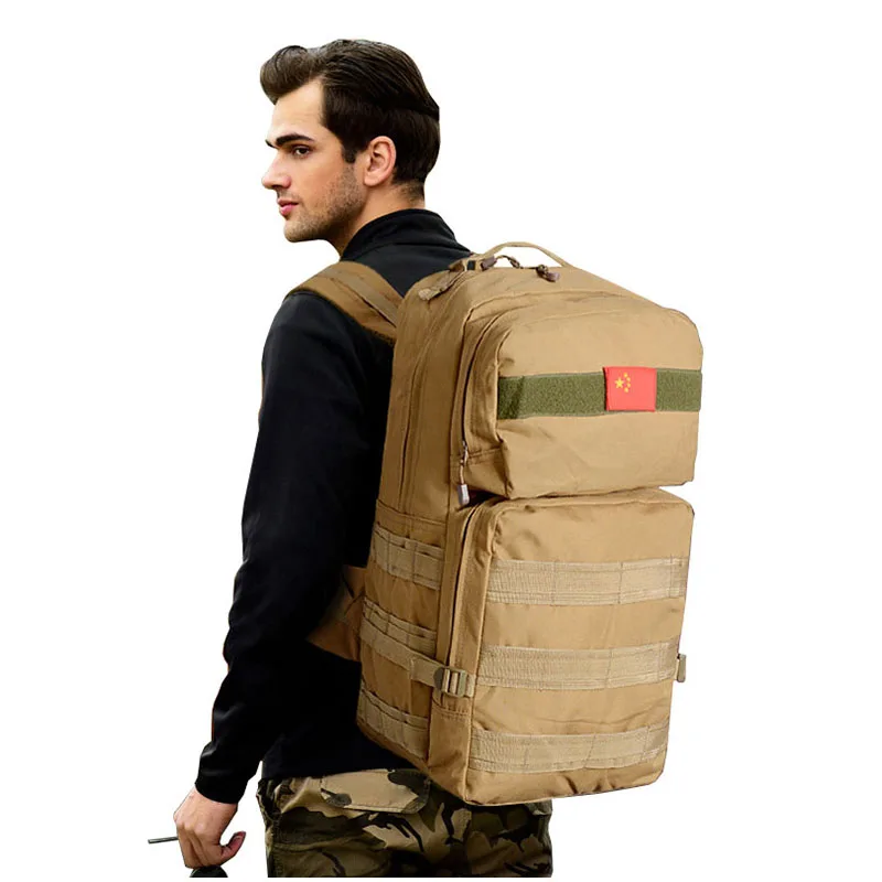 

50L Camping Rucksack Outdoor Military Tactical Backpack Large Capacity Camping Bags Mountaineering bag Men's Hiking Travel bags