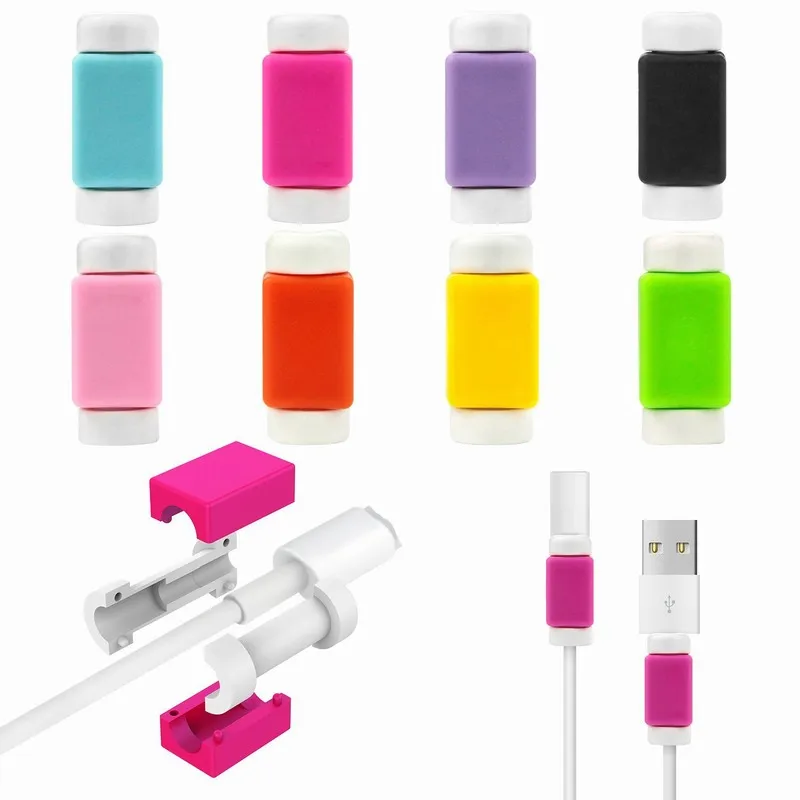 10 шт. цветной USB кабель Защита наушников защитный чехол для ipad 2/3/4 air mini pro зарядное