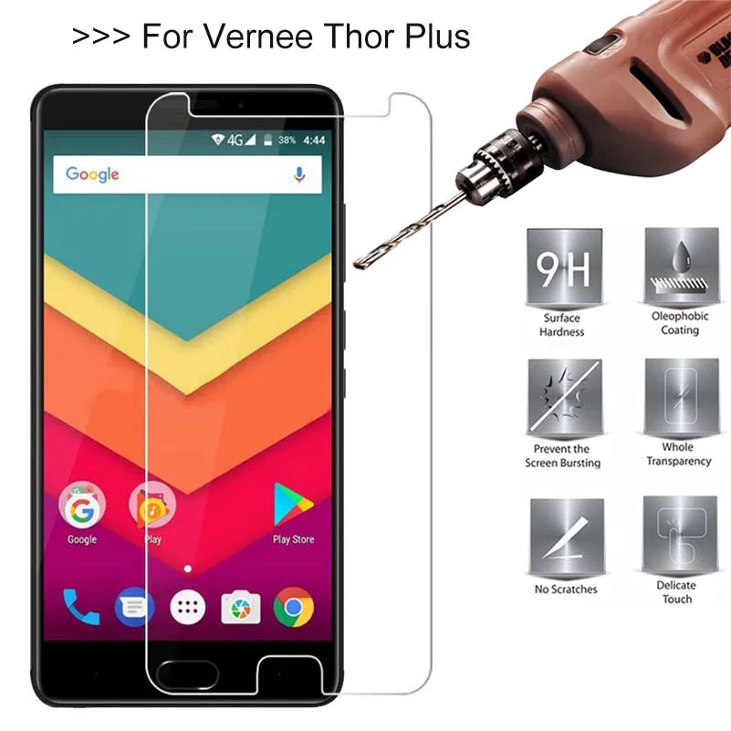 9H 2.5D 0 26 мм Закаленное стекло протектор для Vernee Thor Plus 5 дюймов светодиодный экран