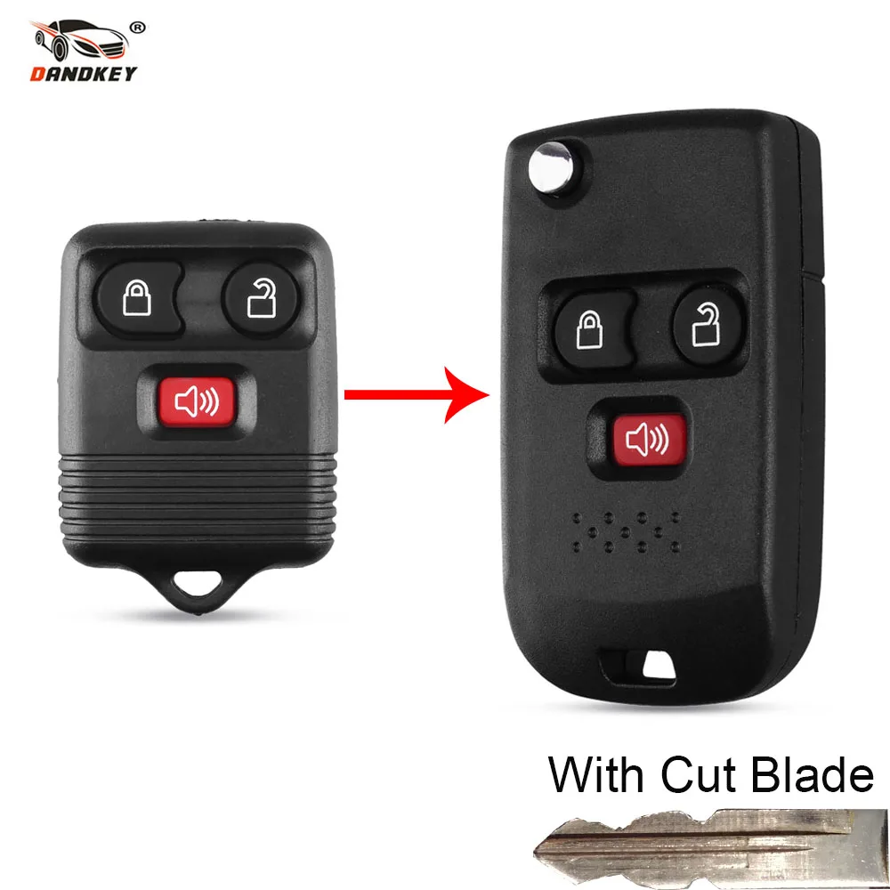 DANDKEY cut blade дистанционный флип чехол для ключей Fob Ford Mercury Mazda Switchblade