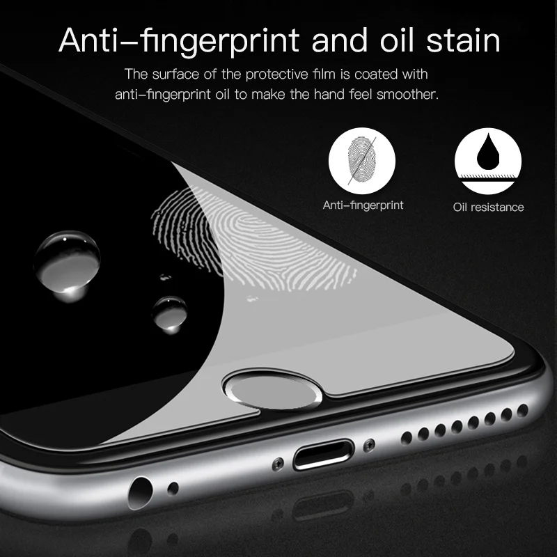 Закаленное стекло протектор экрана для iPhone X XS Max XR 7 Plus 8 5S 5 SE 6 6S высокое качество 0 3