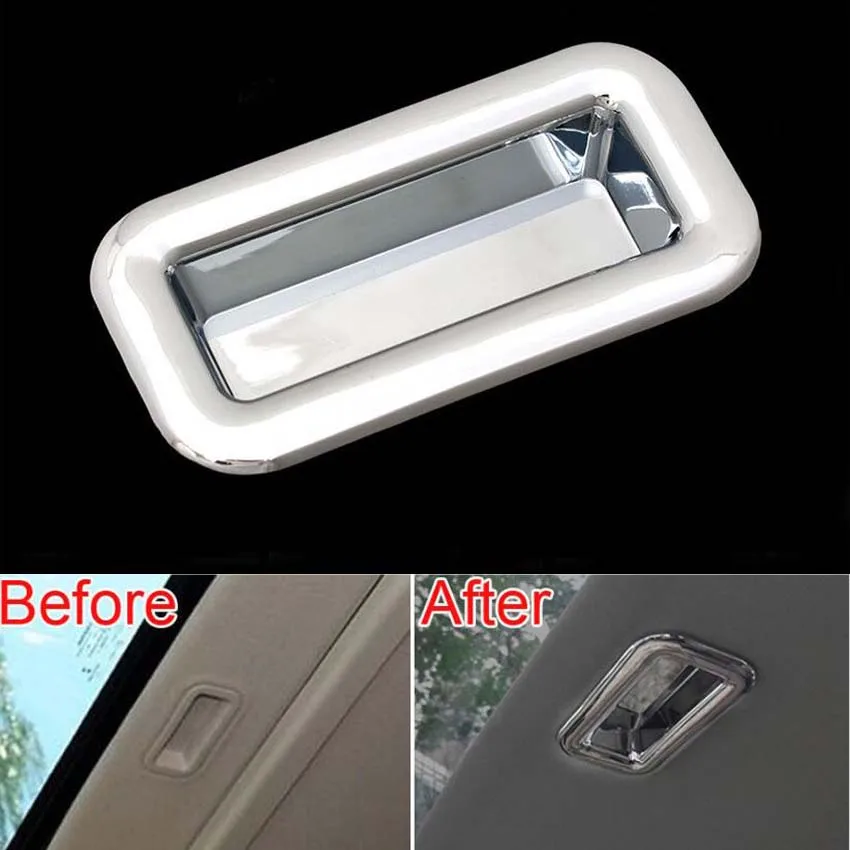 

YAQUICKA Chrome ABS Car Interior Sunroof Top Handle Cover Frame Trim Styling Fit For Jeep Patriot Compass 2011-2015 Car-covers