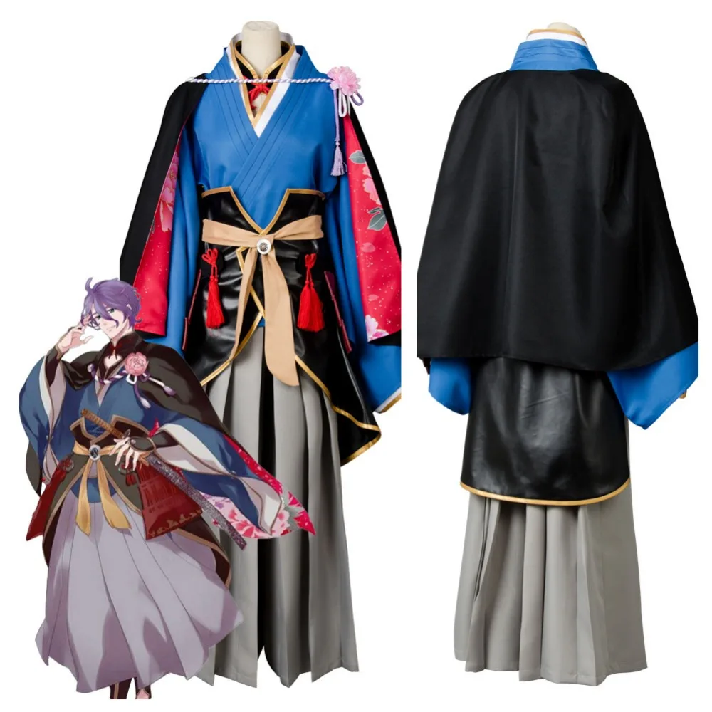 Touken Ranbu Kasen Kanesada косплей костюм кимоно платье униформа комплект одежды|cosplay