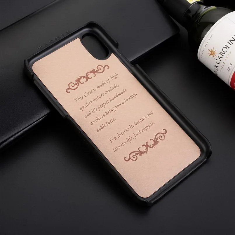 Для iPhone X чехол из натуральной кожи для iPhone 11 Pro Max 7 8 Plus X XR XS MAX чехол для телефона s Back Capas Модный чехол
