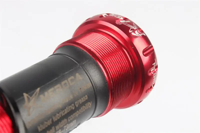 

MEROCA Ultralight Ceramic Bearing Axis Screw Type Bike Bottom Bracket Axis Anti-friction for Mountain Road Bike Bicycle Part
