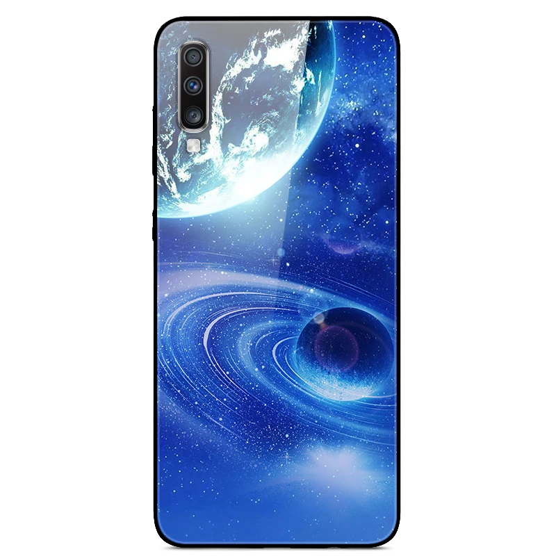 Для samsung Galaxy A70 чехол из закаленного стекла жесткий чехол s чехол для samsung Galaxy A70 чехол A705F Чехлы A 70 чехол для телефона