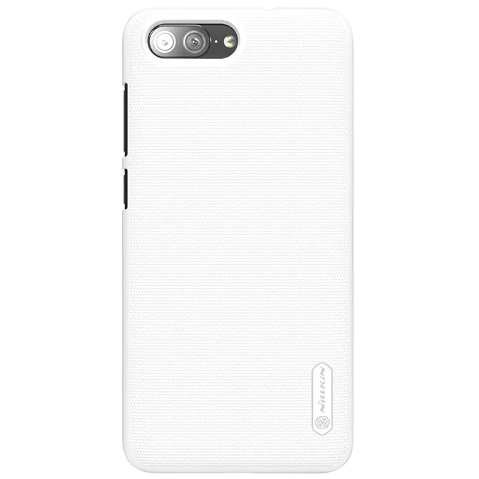 Asus Zenfone 4 Max плюс Чехол Nillkin Матовый жесткого пластика задняя крышка матовый чехол для ASUS ZC550TL с экраном протектор - Цвет: Белый