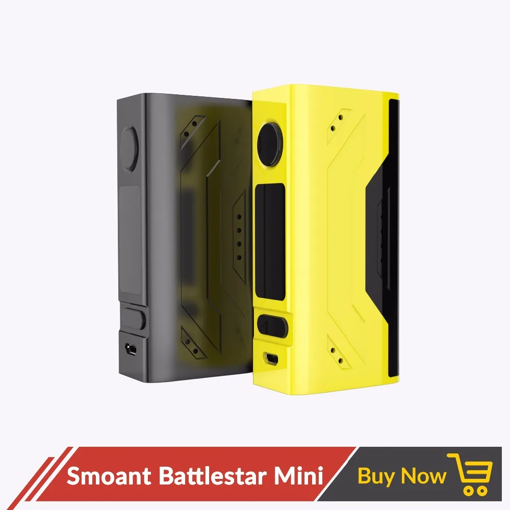 Original Smoant Battlestar Mini TC Box Mod no 18650 Battery with 0.96 inch OLED Screen for Vape Electronic Cigarette |