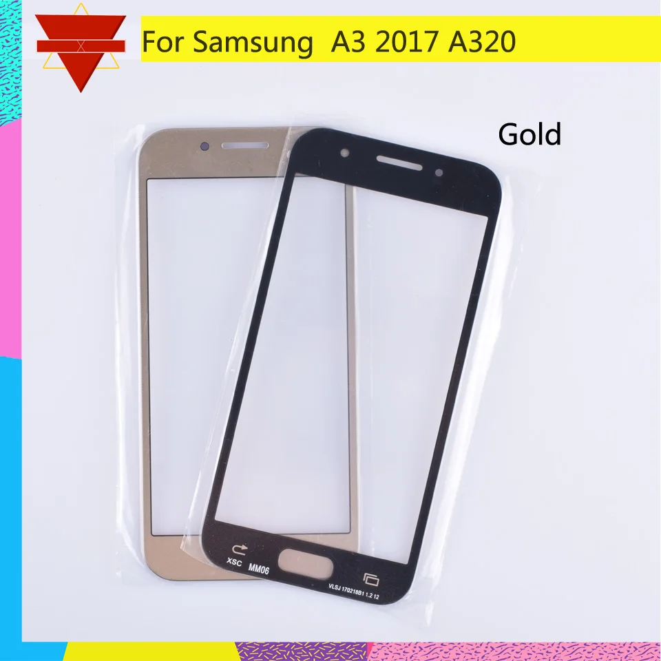 10 шт. в партии для Samsung Galaxy A3 2017 a320 A320F SM-A320F A320Y сенсорный экран передняя панель