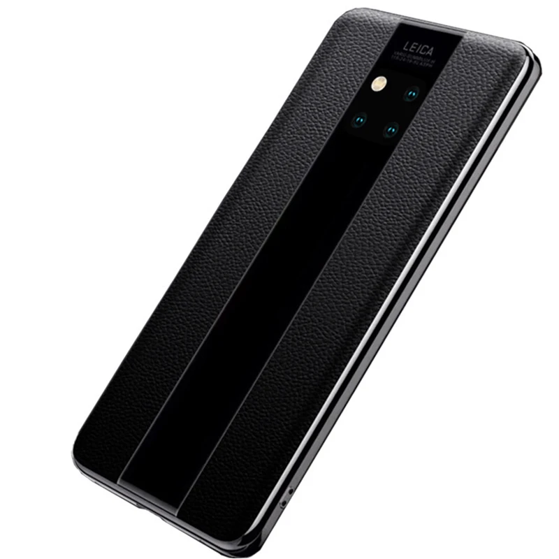 Роскошный чехол из натуральной кожи для huawei mate 20 pro Кожаный p20 p30 профессиональная