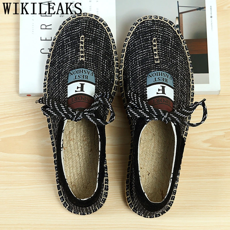 Эспадрильи мужские дышащие без шнуровки повседневная обувь лето 2022 | Обувь