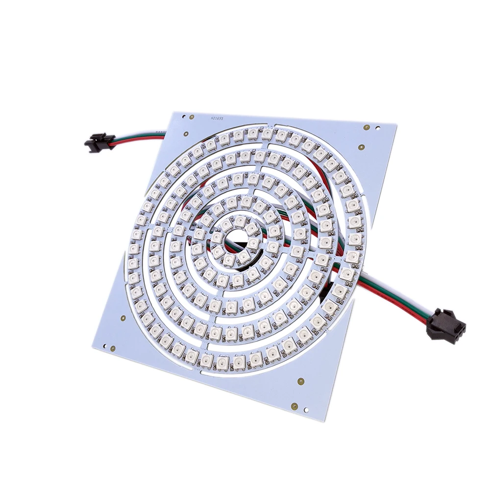Светодиодный DIY Ring 8 12 24 35 45 бит светодиодный s WS2812B SK6812 5050 встроенный RGB адресуемый