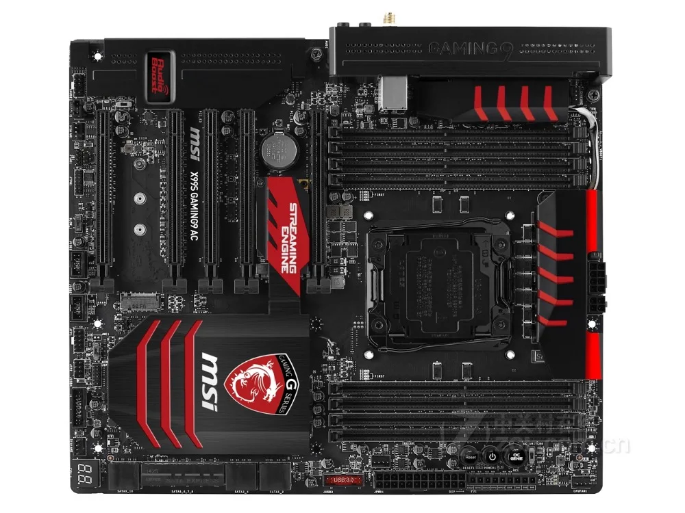 Оригинальная материнская плата MSI X99S GAMING 9 AC LGA 2011-V3 DDR4 128GB для процессора I7 USB2.0 USB3.0 X99 настольная материнская плата
