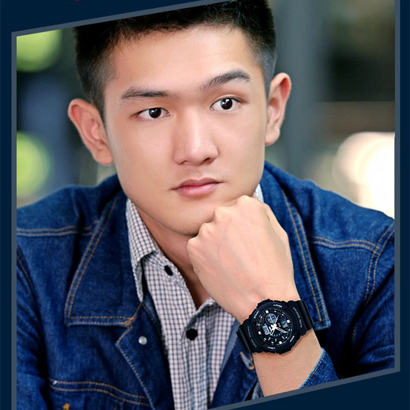 Спортивные часы SKMEI с цифровым светодиодным дисплеем для мужчин женщин детей