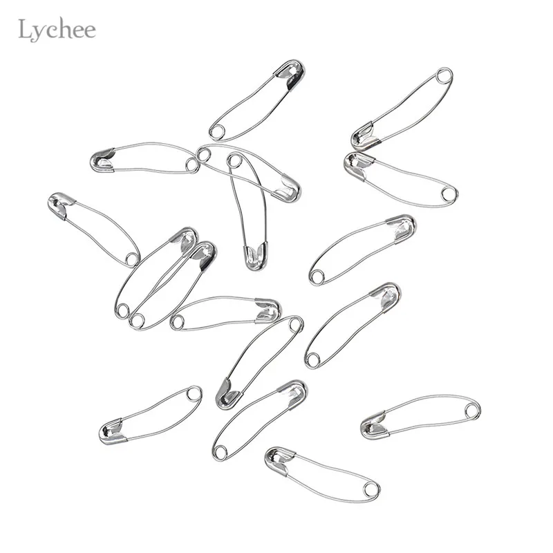 Lychee Life 100 шт. изогнутые булавки из нержавеющей стали швейные принадлежности для