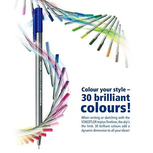 Assorted 36 Colors 0.3mm Staedtler Color Pen Set Triplus Fineliner Pens Card Box | Канцтовары для офиса и дома
