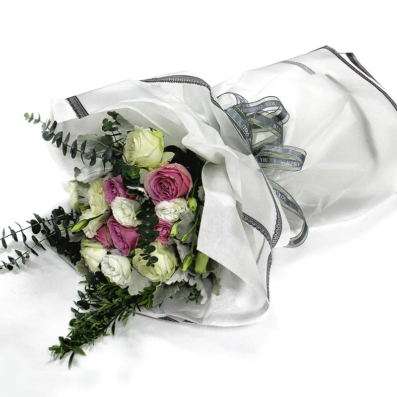 New Solid Color Lace Flower Wrapping Paper Gift Packaging Florist Bouquet florist Supplies 10sheet | Дом и сад