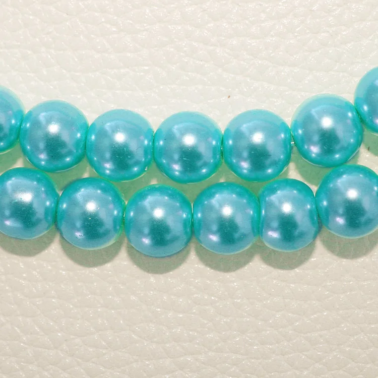 Fashion Glass beads for DIY Jewelry 6mm 50pcs Colorful Round Pearl Spacer Beads Bracelet Necklace Handmade Supplies | Украшения и