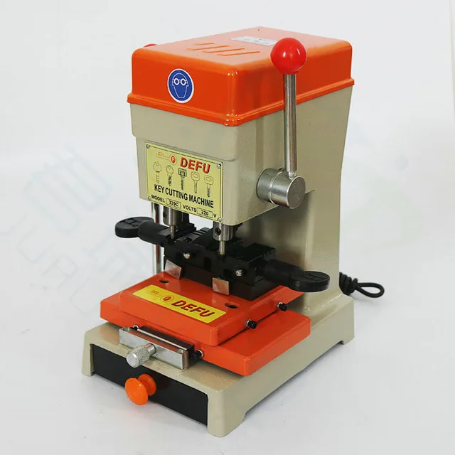 Машина для дублирования вертикальных ключей DeFu 339C для трубчатых кнопок с затемнением, волнистые ключи DF339C копировальная машина