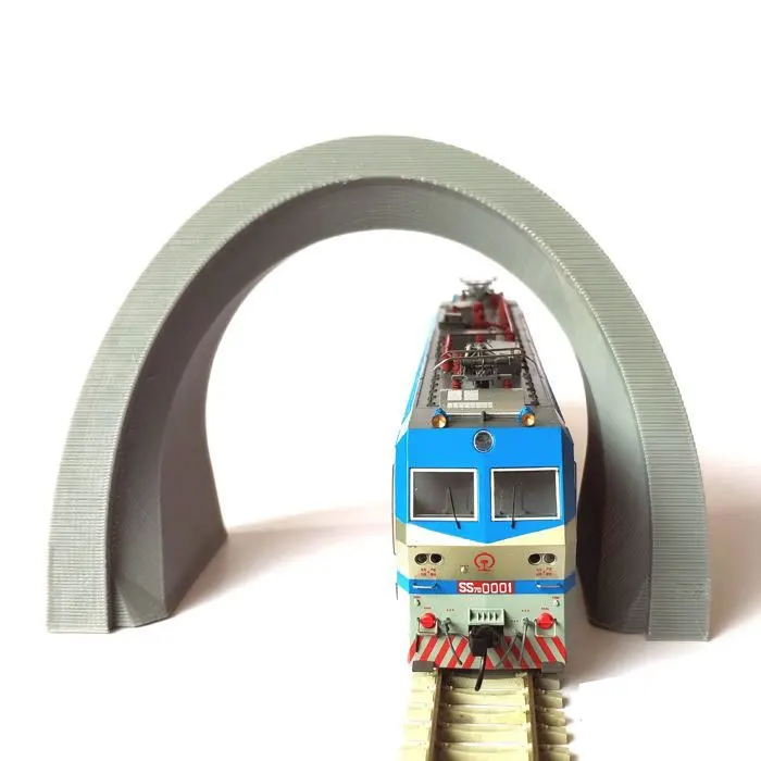 2 шт. DIY песочный стол аксессуары для сцены 1: 87 скоростной рельс Culvert туннельная