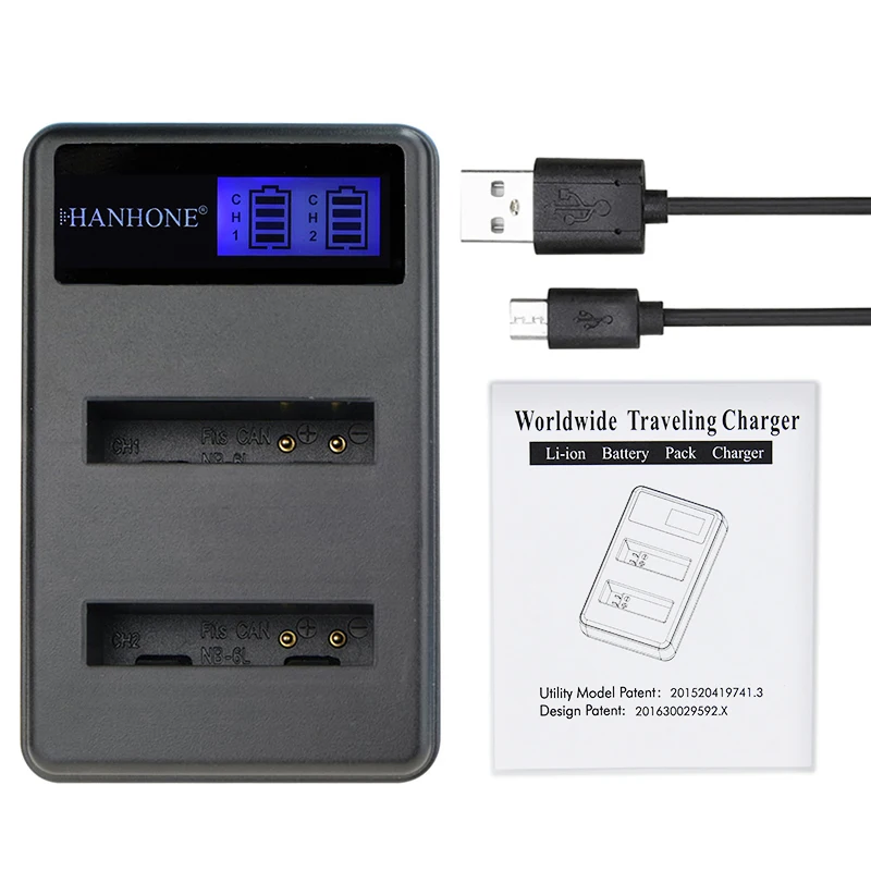 5 шт. NB-6L NB-6LH LCD USB двойное зарядное устройство для Canon IXUS 310 SX240 SX275 SX280 SX510 SX500 HS 95 200 105