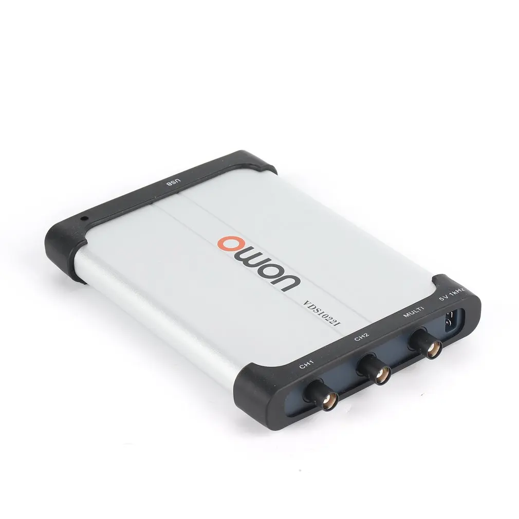Owon VDS1022I Осциллограф портативный 25 МГц 2 + 1 Каналы запись usb накопитель генератор